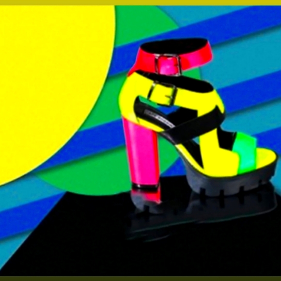 Colorblock Platforms - Picture 1 of 2